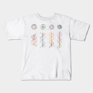 A-,B-,C- and Z-DNA Kids T-Shirt